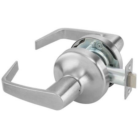 Gan Eden 2.75 in. Backset Commercial Passage Augusta Lever Grade 1 Cylindrical Lock, Satin Chrome GA1647351